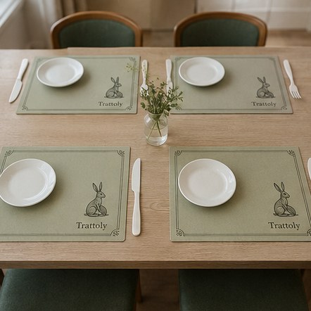 Customized placemats for care homes and schools