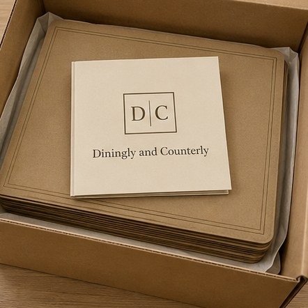 Customized placemats for family dining and pubs